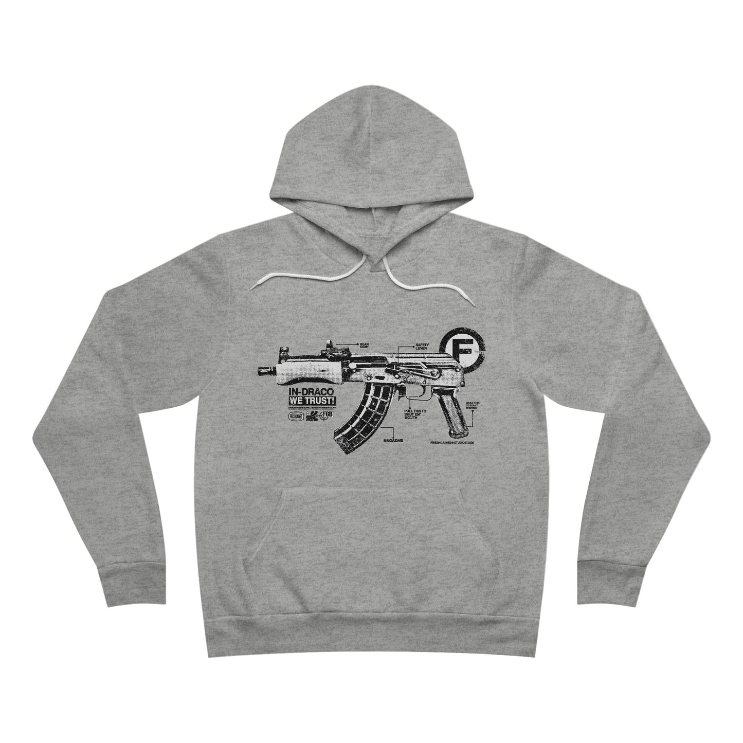 FreshGaines 'Shut Em Up ' Tactical Diagram Hoodie