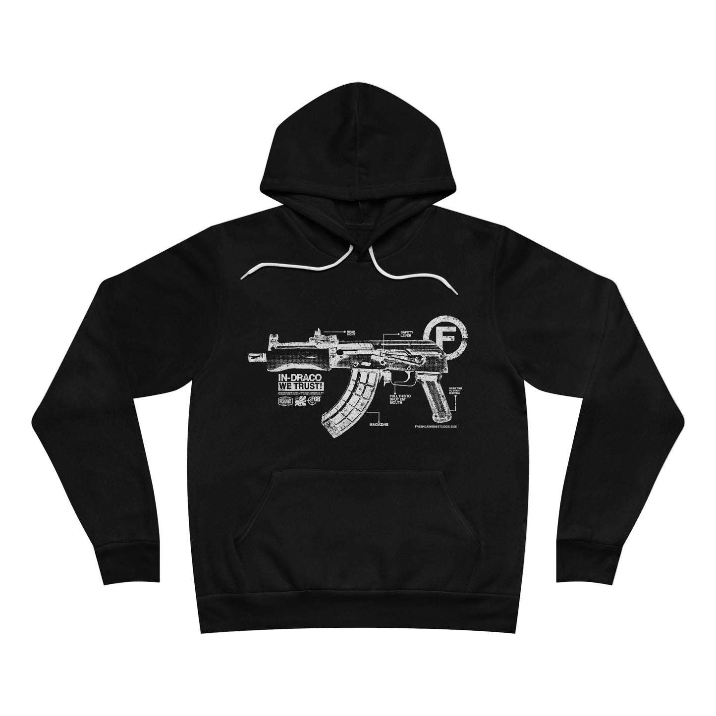 FreshGaines 'Shut Em Up ' Tactical Diagram Hoodie