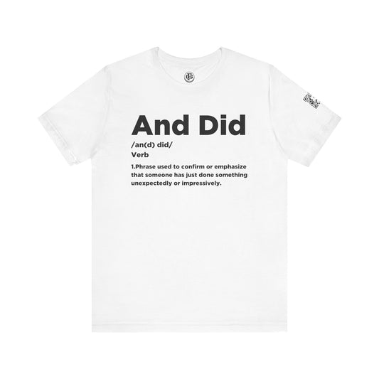 AND DID Short Sleeve Tee